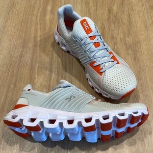 On Running Cloudswift White/Flame, Men’s 10 - NEW, Without Box